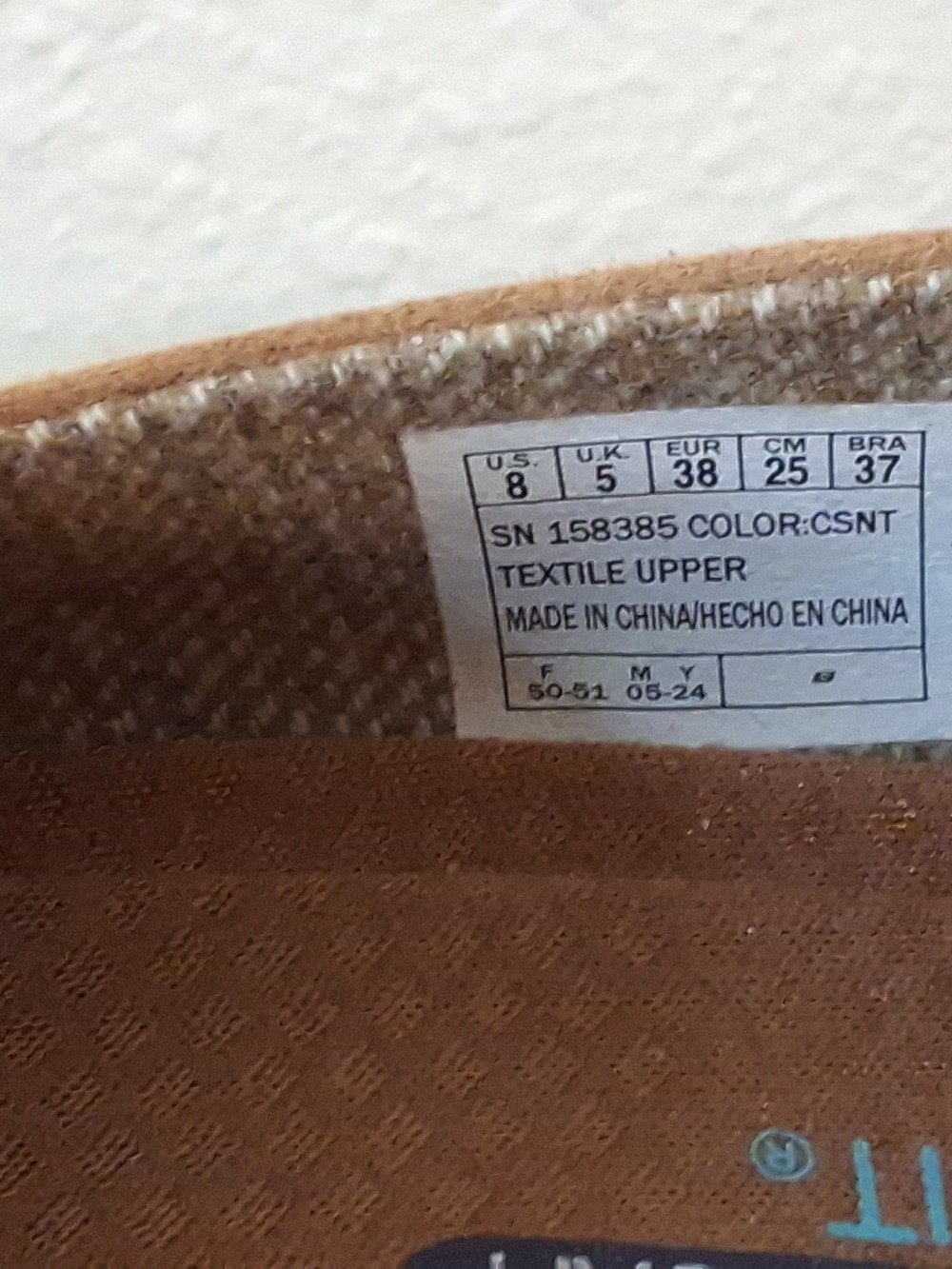 Skechers Reggae Fest Chestnut Hands Free Slip-ins Air-Cooled Memory Size 8 - Picture 9 of 9